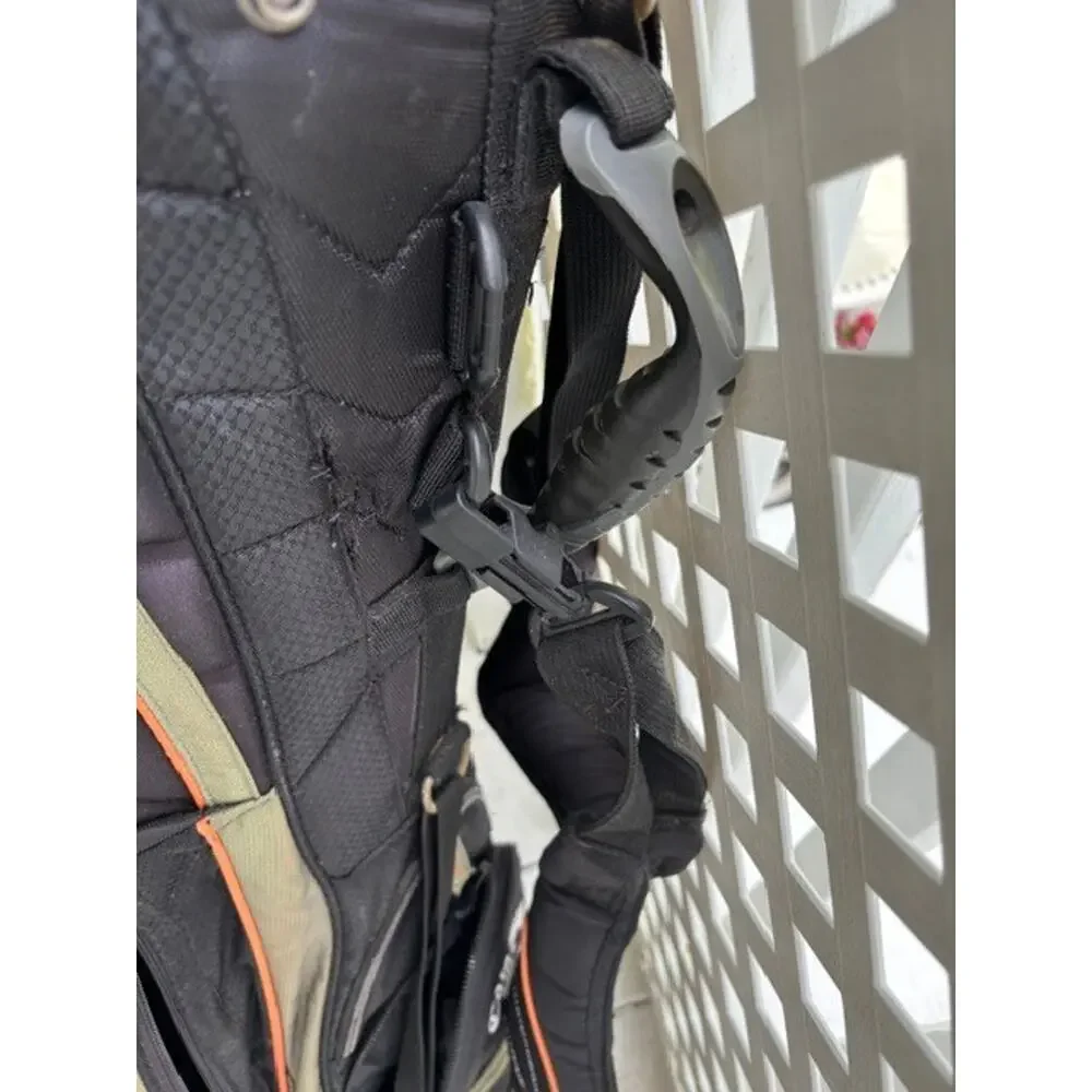 Callaway Golf Stand Bag Black Grey Orange 8 Pocket Dual Strap Stand Legs Tested*